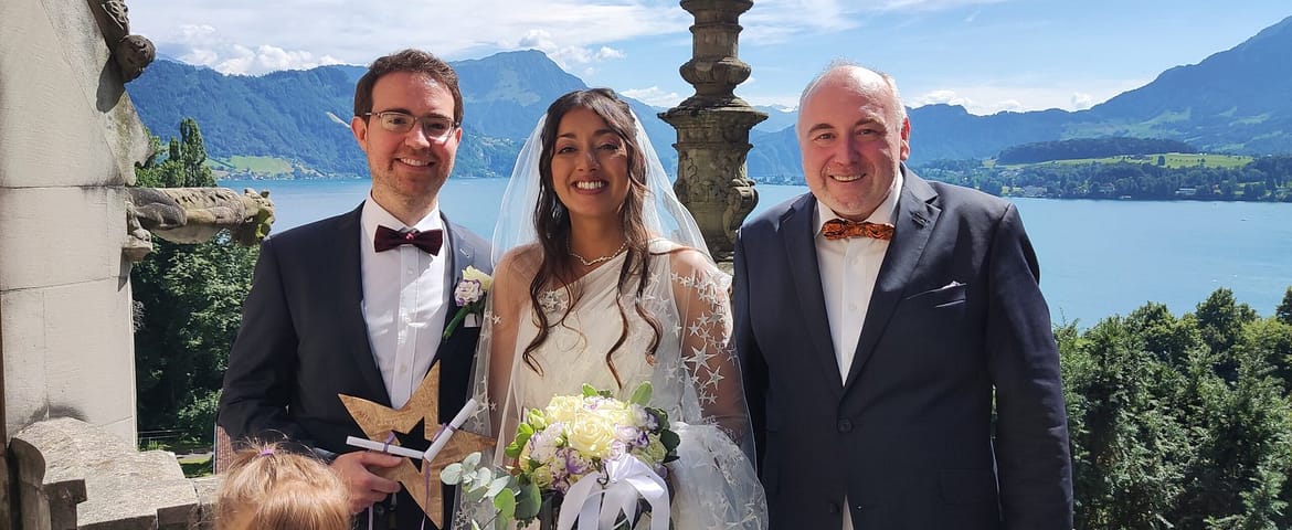 Freier Trauredner in der Schweiz 1 Lake Lucerne Wedding
